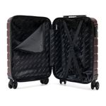 Maleta de cabina InUSA Trend 47 cm 10 kg ABS 360° vino estructura interior