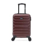 Maleta de cabina InUSA Trend 47 cm 10 kg ABS 360° vino frontal