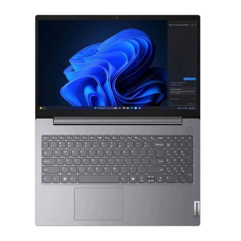Laptop Lenovo V15 15.6" Core i3 8GB 512GB SSD FreeDOS gris frontal