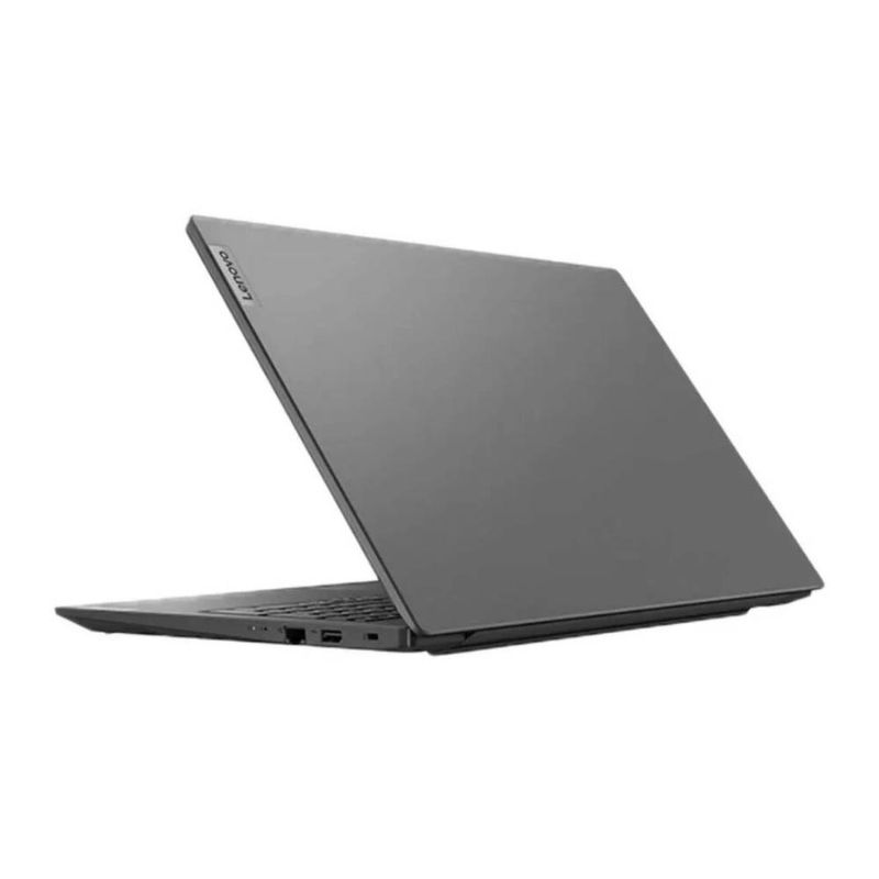 Laptop Lenovo V15 15.6" Core i3 8GB 512GB SSD FreeDOS gris dorsal oblicuo
