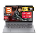 Laptop Lenovo V15 15.6" Ryzen 3 8GB 512GB SSD FreeDOS gris especificaciones