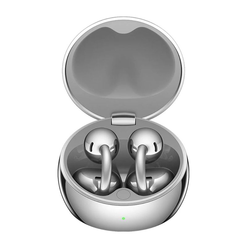 Audífonos Huawei FreeClip 2S Bluetooth 6.0 38 h plata frontal