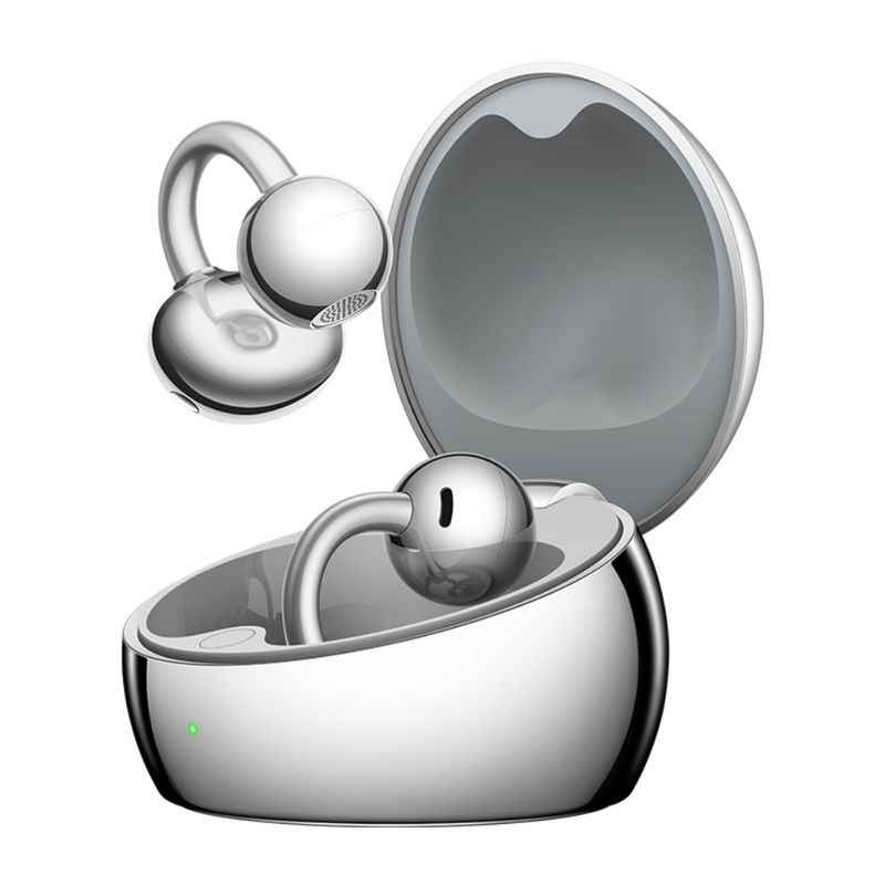 Audífonos Huawei FreeClip 2S Bluetooth 6.0 38 h plata lateral