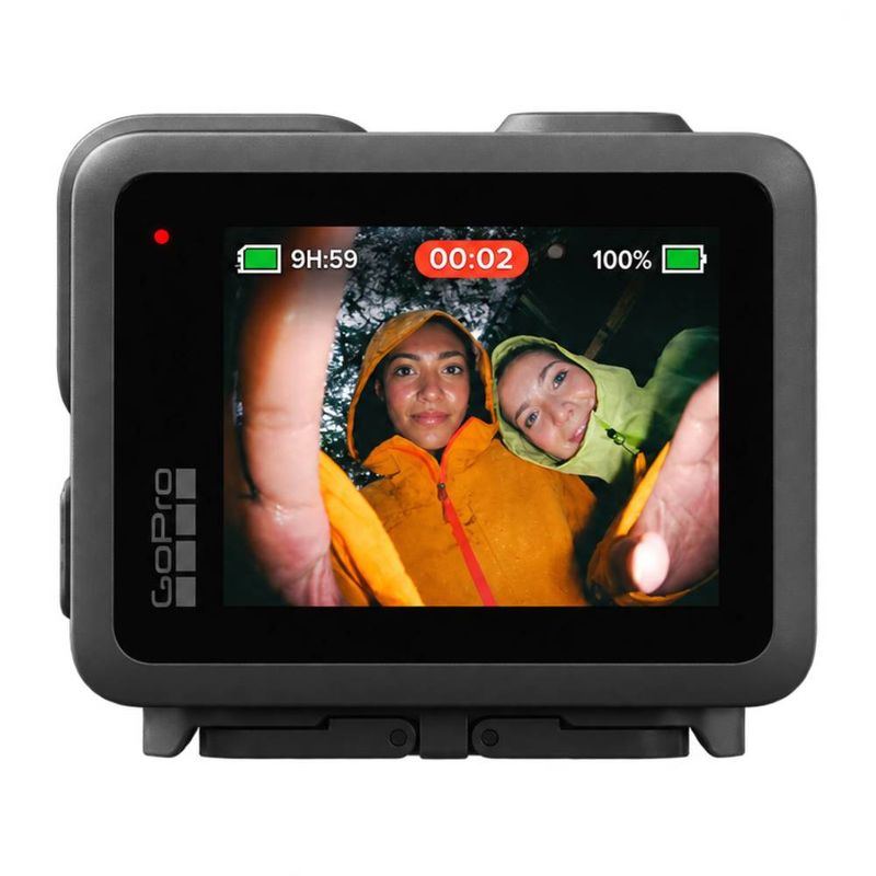 Cámara GoPro LIT HERO 4K 12MP Sumergible 5 metros negro dorsal