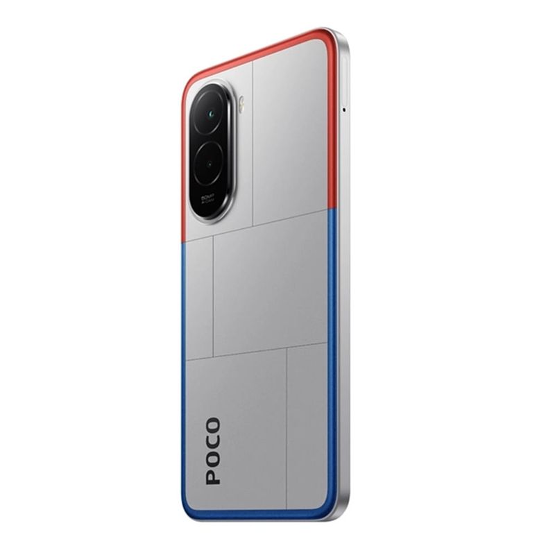 Xiaomi POCO M7: pantalla de 6.9″ y batería de 7000 mAh frontal oblicuo