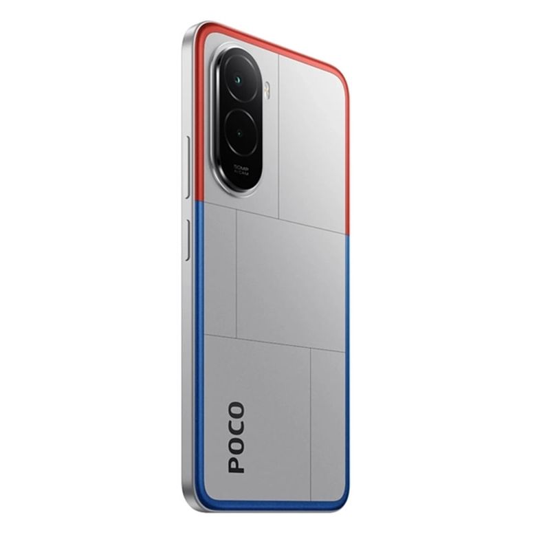 Xiaomi POCO M7: pantalla de 6.9″ y batería de 7000 mAh dorsal oblicuo