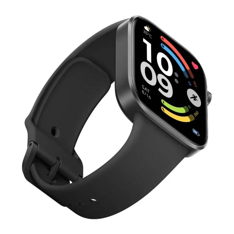 Smartwatch Xiaomi Redmi Watch 6 AMOLED GPS negro frontal oblicuo