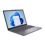 Laptop Lenovo IdeaPad Slim 3 i5 16GB 512GB 15.3" gris frontal oblicuo