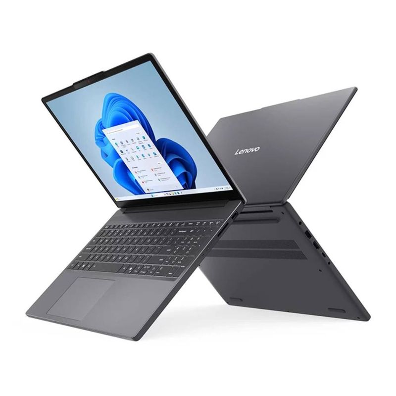 Laptop Lenovo IdeaPad Slim 3 i5 16GB 512GB 15.3" gris laterales