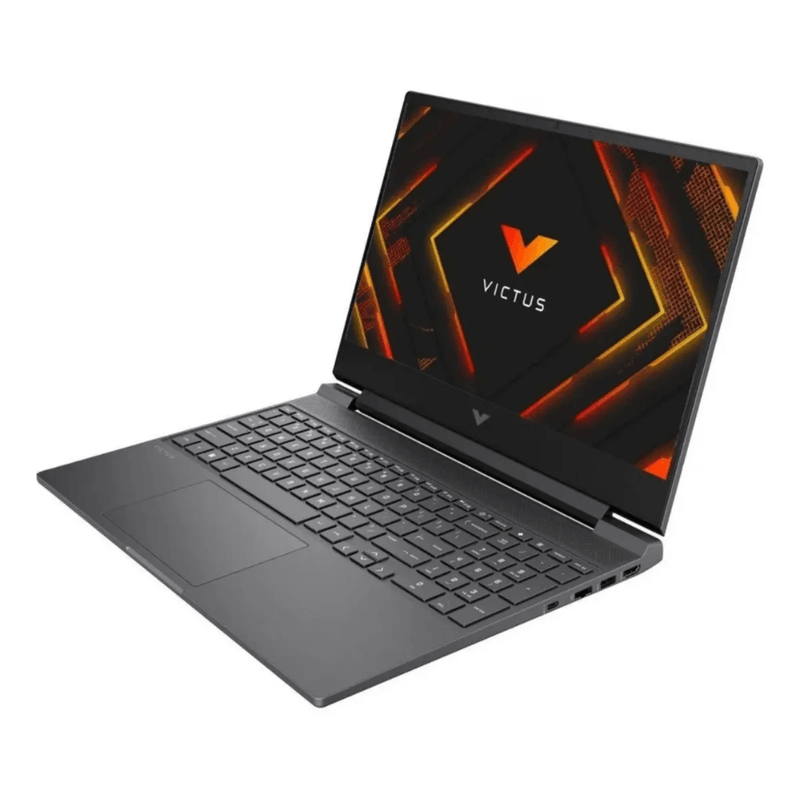 Laptop gamer HP Victus RTX 3050 sin sistema operativo diagonal