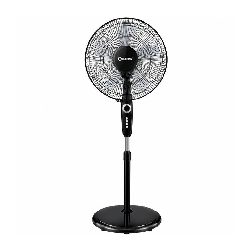 Ventilador de pie Bossko 16" con altura regulable y timer frontal