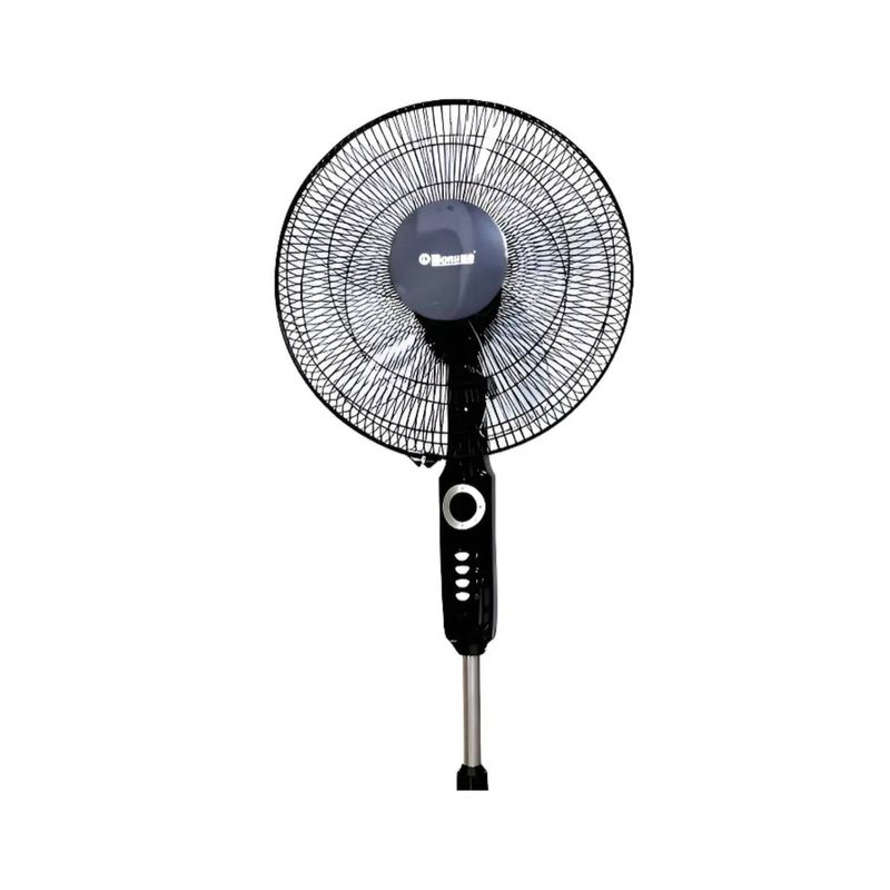 Ventilador de pie Bossko 16" con altura regulable y timer calidad