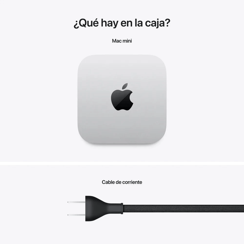 Computadora de escritorio Mac Mini M6 256 GB SSD 16 GB RAM contenido de caja