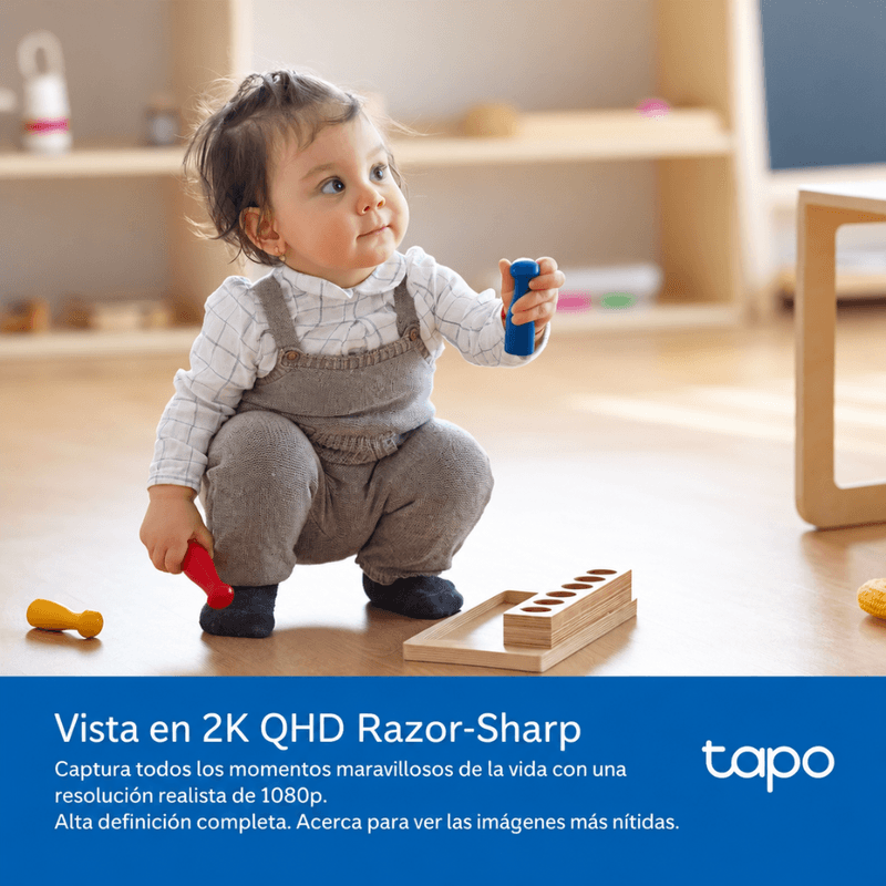 Cámara de seguridad TP-Link Tapo C222 Wi-Fi 2K QHD micrófono integrado