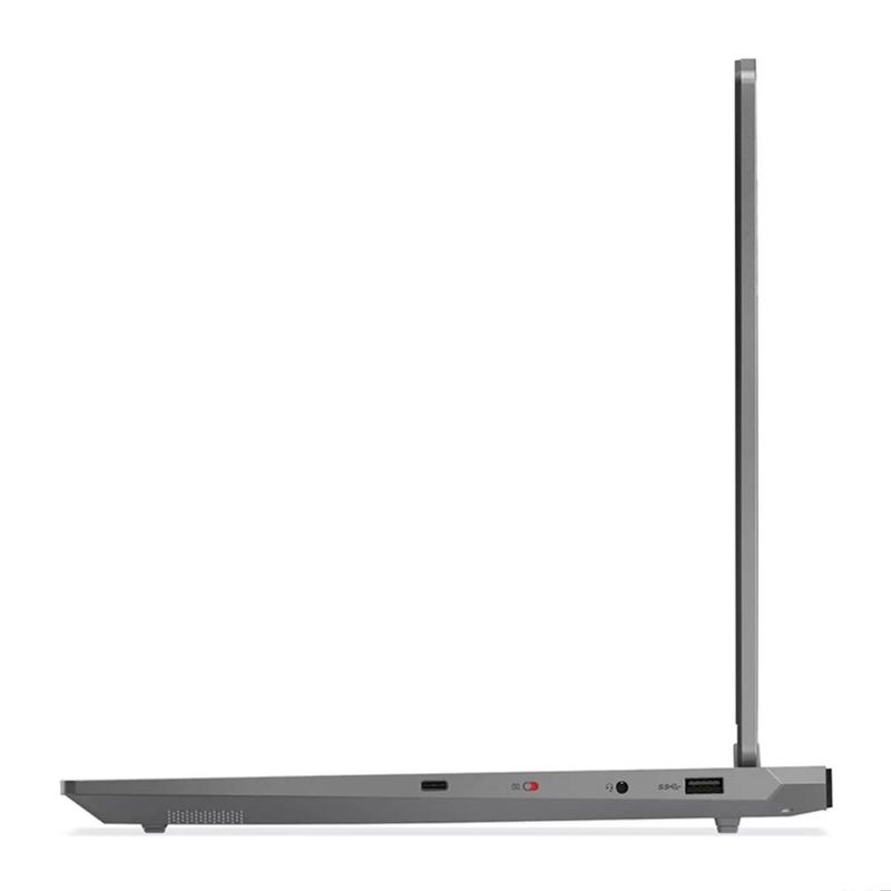 Laptop Lenovo LOQ 15AHP10 Ryzen 7 RTX 5050 16GB 512GB gris lateral