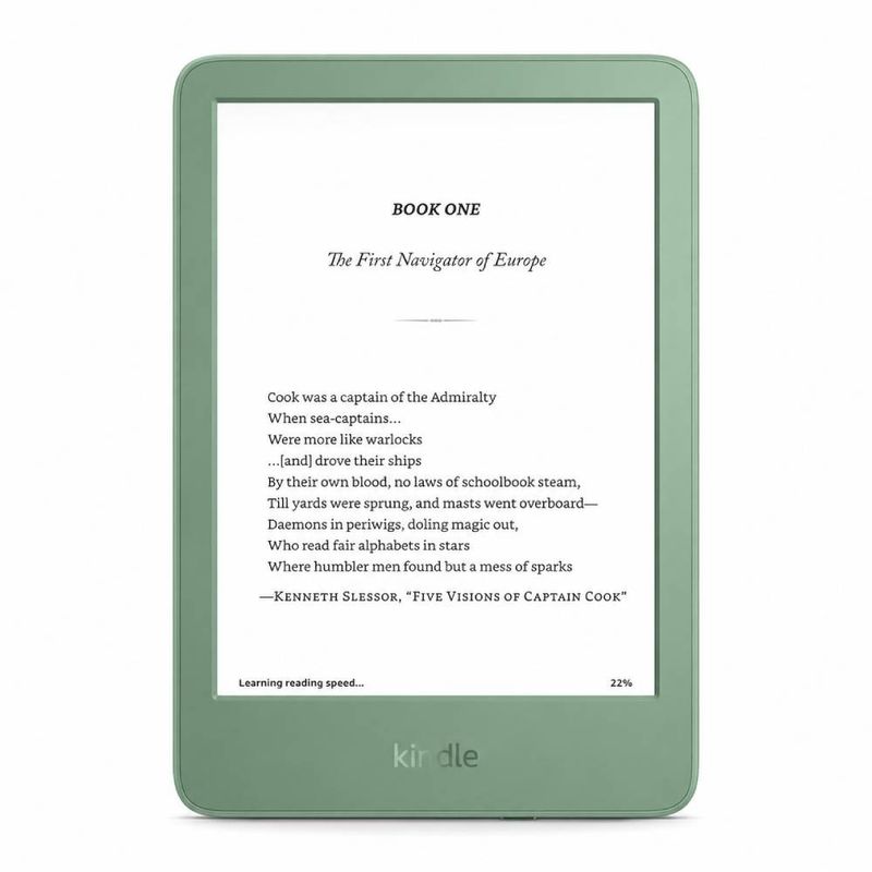 Amazon Kindle 16GB Matcha 6" 300 ppi matcha frontal