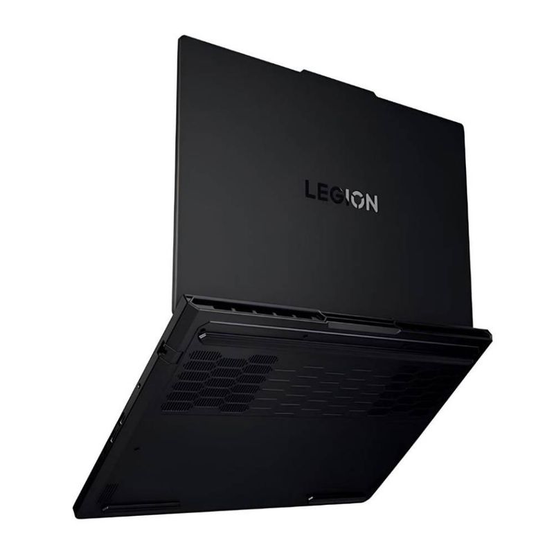 Laptop gamer Lenovo Legion Pro 5 i9 RTX 5060 32GB 1TB negro dorsal oblicuo