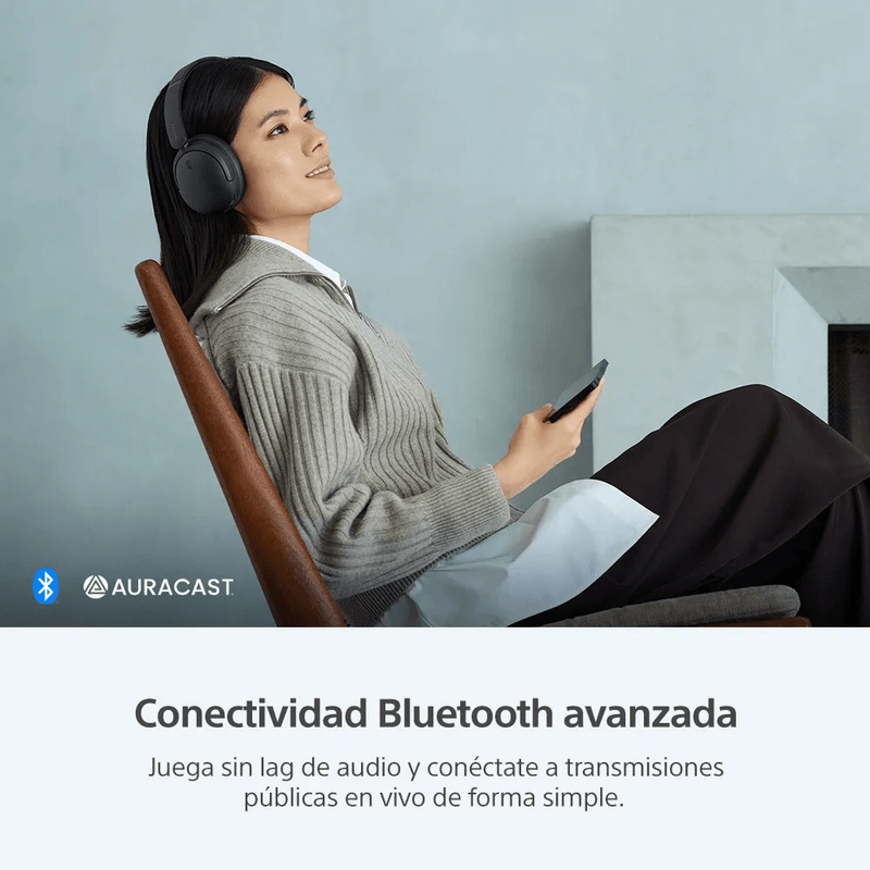 Audífonos Sony WH-CH730N ANC bluetooth 6.0 negro conexión bluetooth