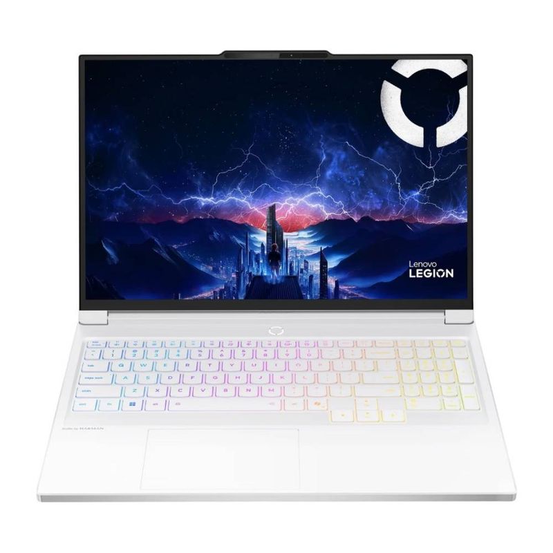 Laptop gamer Lenovo Legion 7i Ultra 9 RTX 5070 32GB 1TB blanco frontal