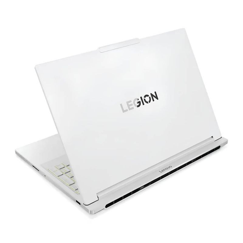 Laptop gamer Lenovo Legion 7i Ultra 9 RTX 5070 32GB 1TB blanco dorsal oblicuo