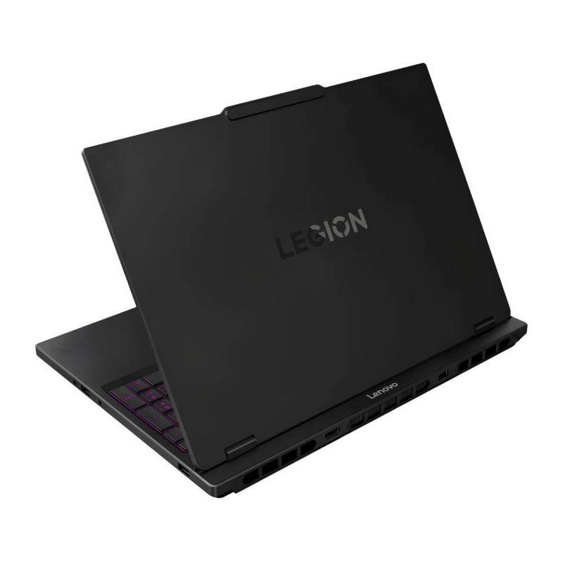 Laptop gamer Lenovo Legion 5 i9 RTX 5070 16GB 1TB negro dorsal oblicuo