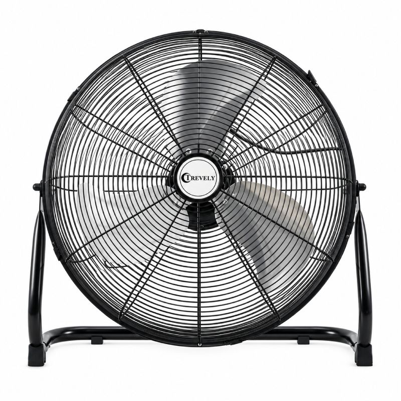 Ventilador Trevely de 20" para piso o pared, 110 W frontal