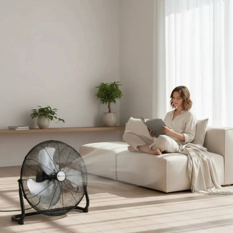 Ventilador Trevely de 20" para piso o pared, 110 W calidad