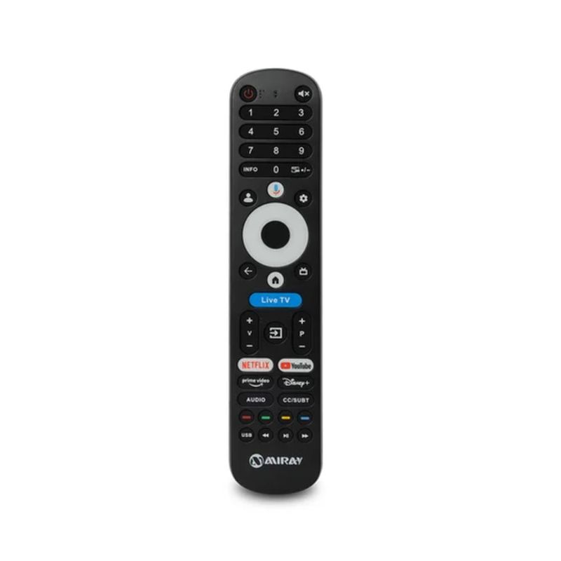 Televisor Miray 43" Full HD con Google TV y Android 14 frontal control