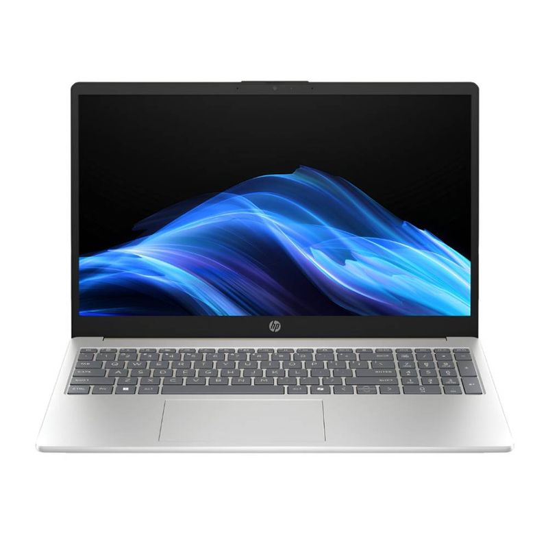 Laptop HP 15-fd2384la Core Ultra 7 24GB 512GB Táctil plata frontal