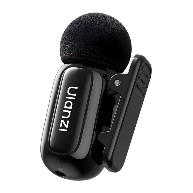 Micrófono Ulanzi A200 inalámbrico doble USB Tipo-C protectores antiviento
