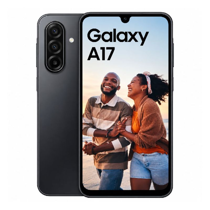 Celular Samsung A17 4G 128 GB con pantalla Super AMOLED frontal