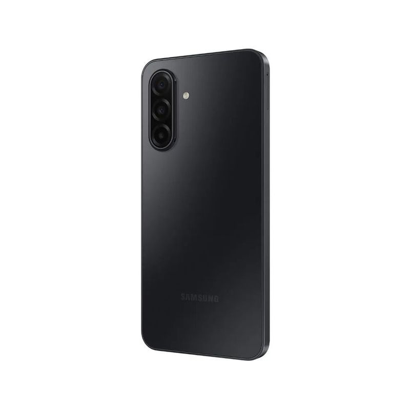 Celular Samsung A17 4G 128 GB con pantalla Super AMOLED dorsal oblicuo