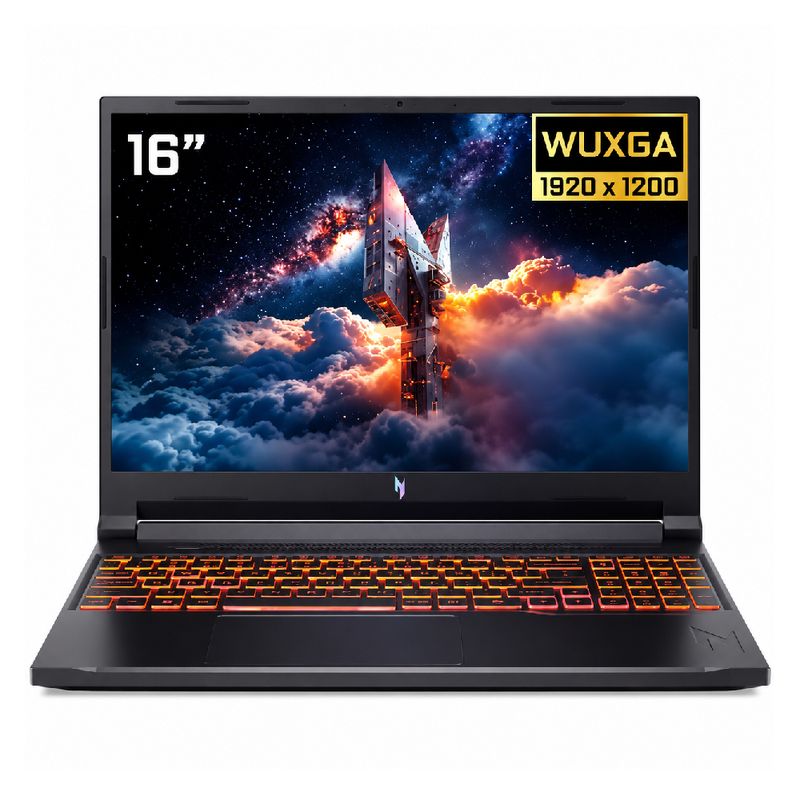 Acer Nitro V 16: laptop gamer RTX 5060 y pantalla 180 Hz frontal