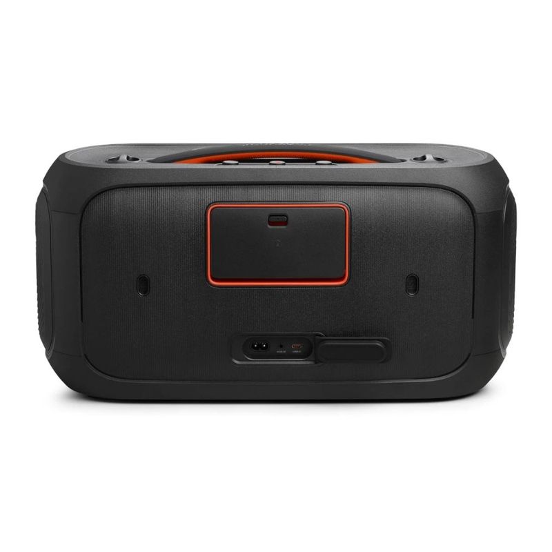Parlante JBL PartyBox On-The-Go 2 Plus 100 W karaoke puertos