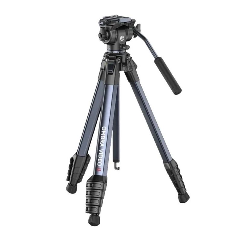 Trípode Ulanzi Ombra XIANG II T154 máx. 157cm negro azul claro frontal
