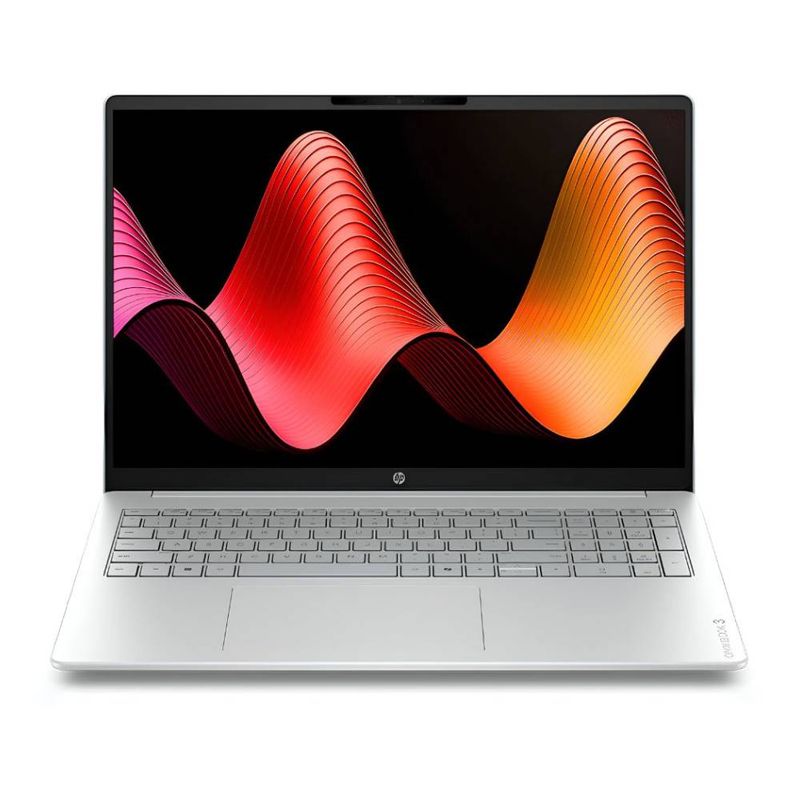 Laptop HP OmniBook 3 Ryzen 5 8GB 256GB SSD 16" WUXGA plateado claro frontal