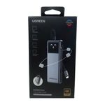 Adaptador Ugreen 7 en 1 USB-C HDMI 4K gris empaque