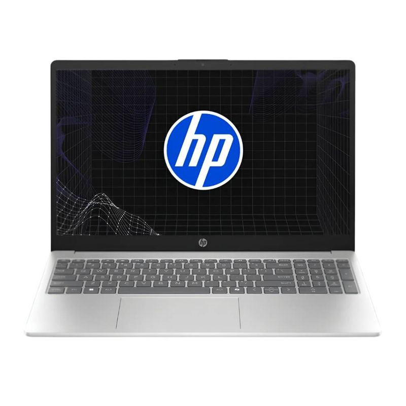 Laptop HP 15-fd0332la Core 3 100U 8GB 512GB SSD FHD silver frontal