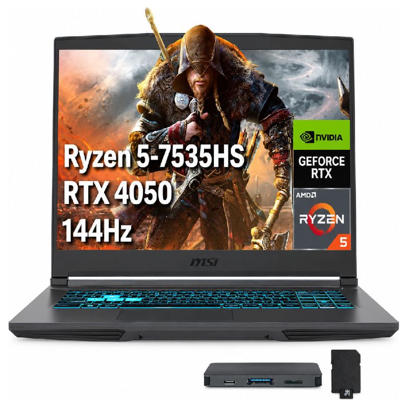 MSI Thin A15: laptop RTX 4050 con pantalla de 144 Hz características