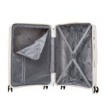 Maletas Dukap Monaco blancas: set de 2 con cerradura espacio