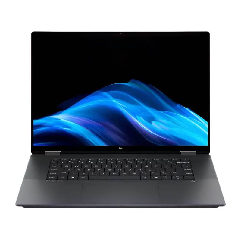 Laptop HP OmniBook X Flip Core Ultra 7 16GB 1TB táctil gris frontal