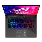 Asus ROG Strix G16 RTX 5060 con mochila y mouse superior