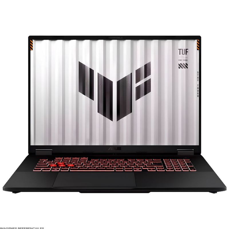 Asus TUF A18 RTX 5060: laptop gamer de 18 frontal