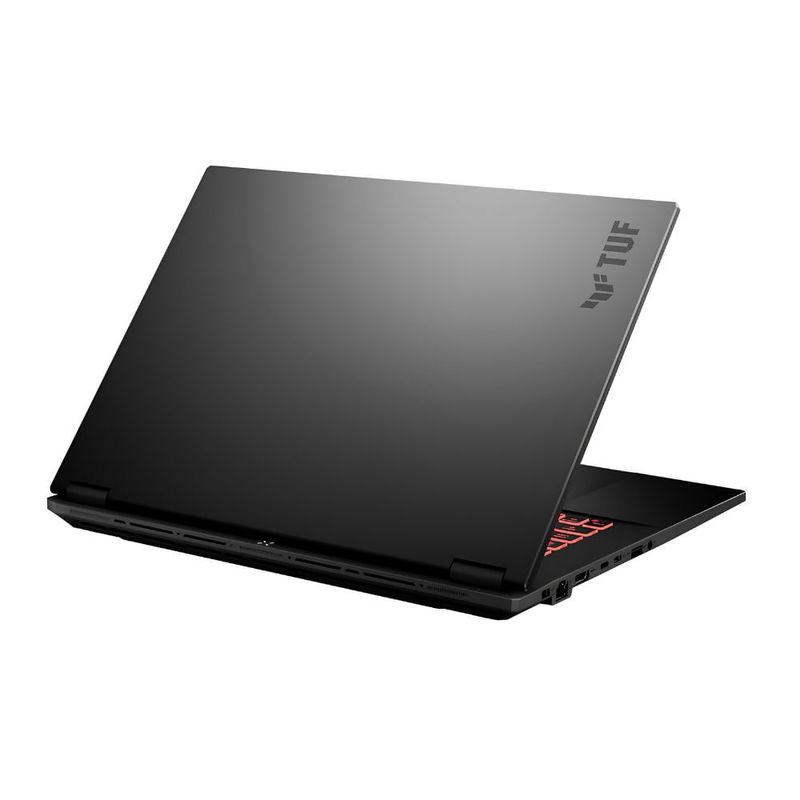 Asus TUF A18 RTX 5060: laptop gamer de 18 pulgadas( dorsal ffrontal oblicuo