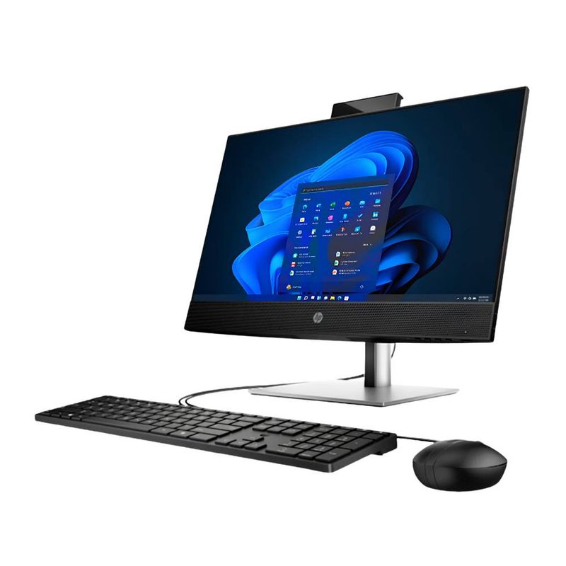 All in One HP ProOne 440 G9 i5-14500 16GB 1TB 23.8" negro frontal oblicuo