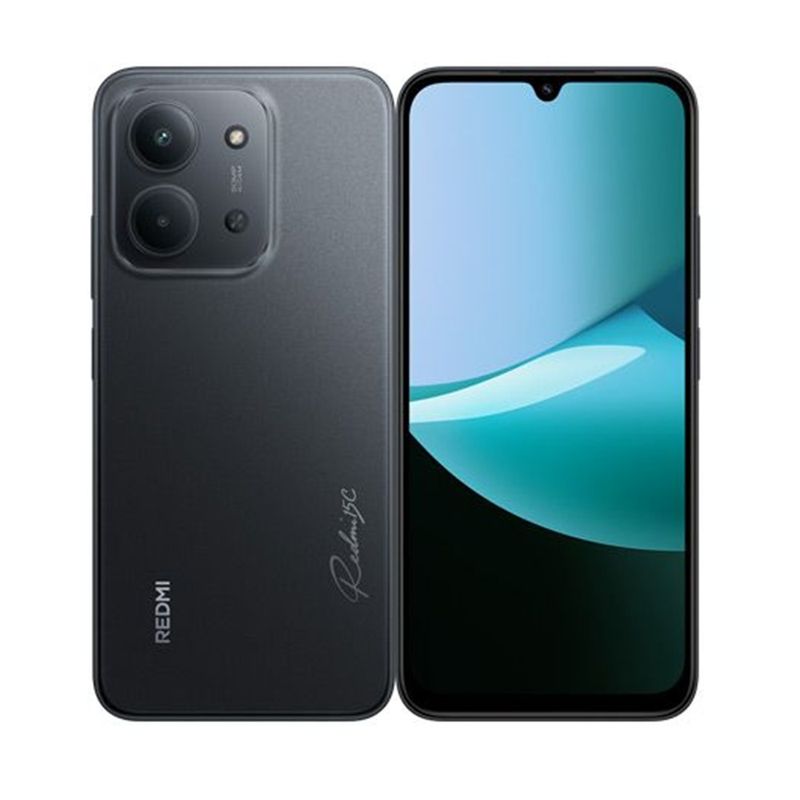 Celular Xiaomi Redmi 15C 4G 256 GB 8 GB RAM 50 MP Negro frontal dorsal 2