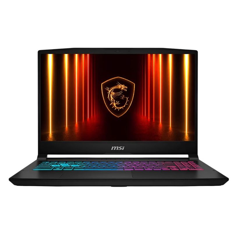 Laptop MSI Katana 15 HX RTX 5060 y pantalla 144 Hz frontal