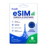 eSIM MIFI Europa 30 GB: internet para viajar 30 días frontal