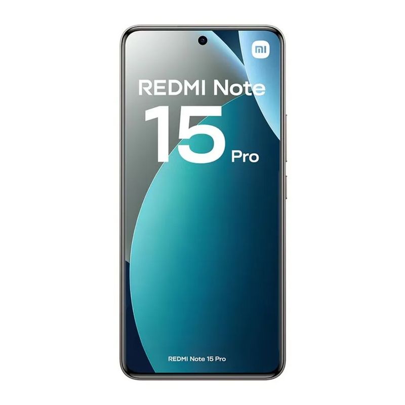 Xiaomi Redmi Note 15 Pro 4G 256 GB 8 GB RAM 200 MP Gris frontal