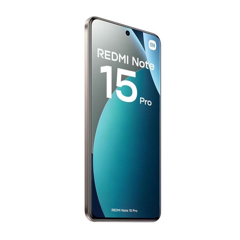 Xiaomi Redmi Note 15 Pro 4G 256 GB 8 GB RAM 200 MP Gris frontal oblicuo